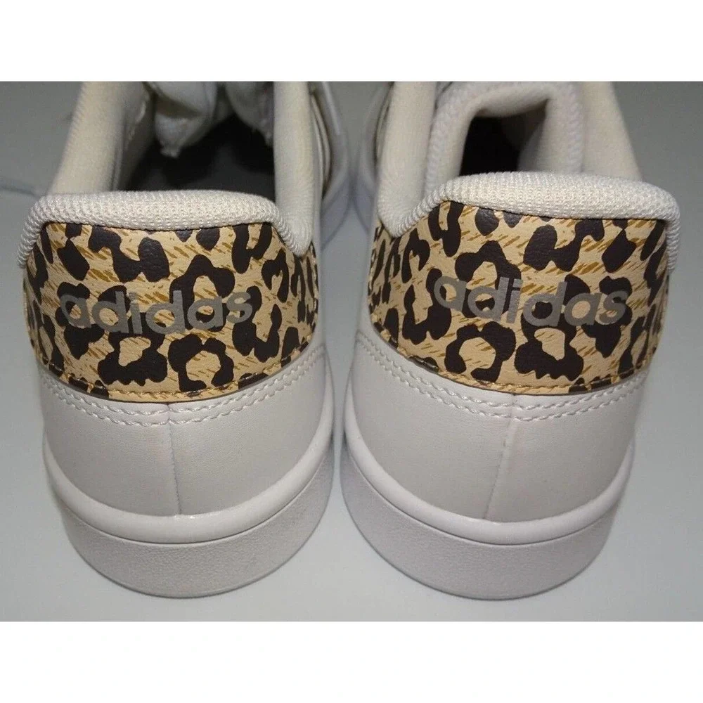 Adidas Unisex- Grand Court Tennis Shoe, Animal Print, Size 7 Big Kid - Picture 6 of 10